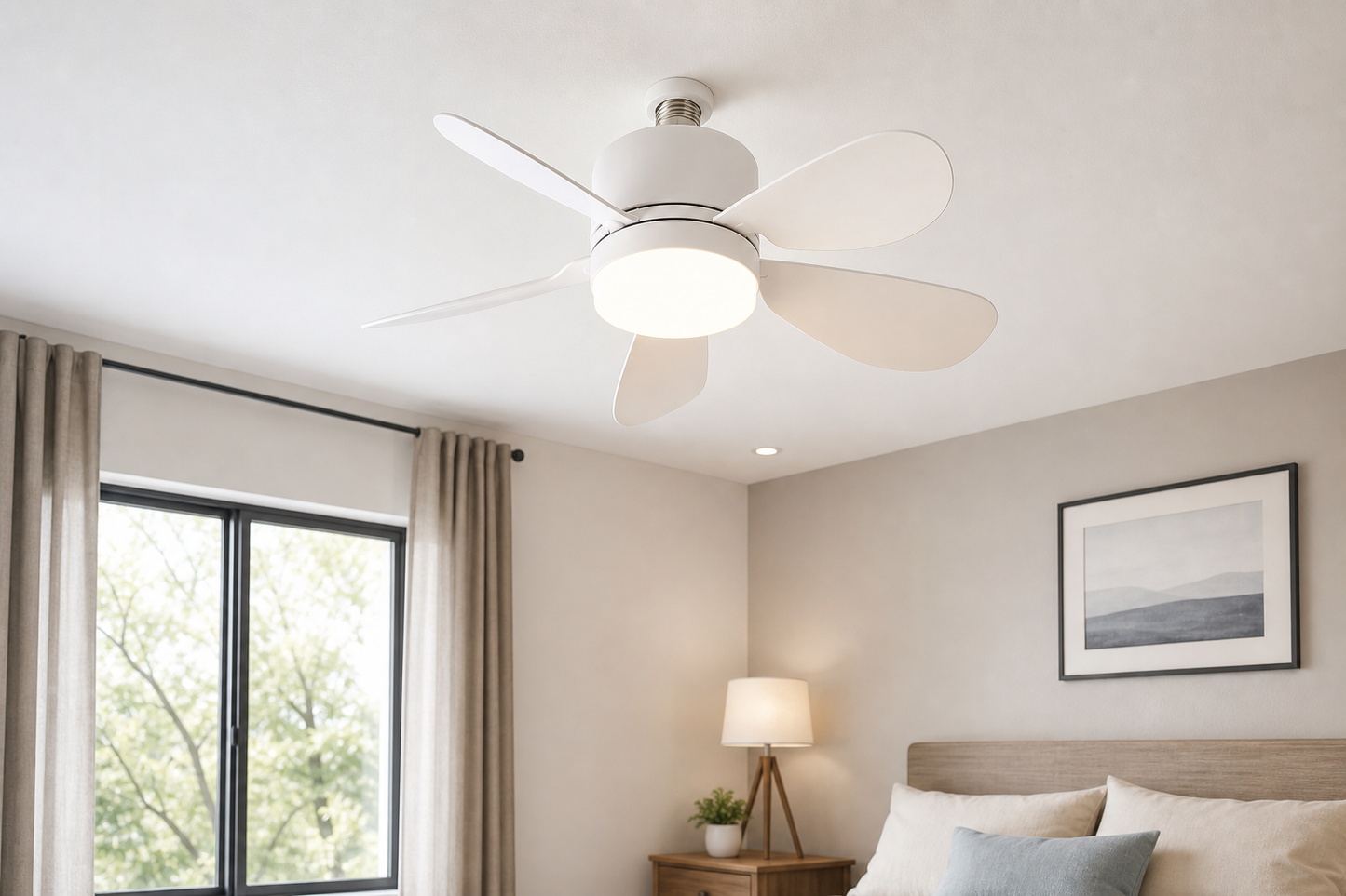 Ventilateur LED E27 Remote