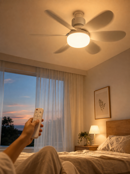Ventilateur LED E27 Remote